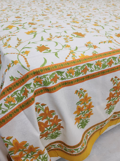 COTTON BEDSHEET WITH TWO PILLOW COVERS