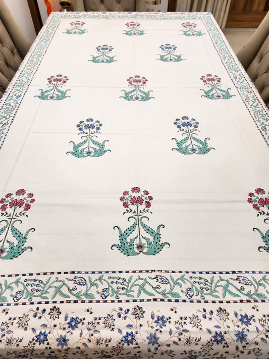 Handblock Printed Table Cover 6 SEATER