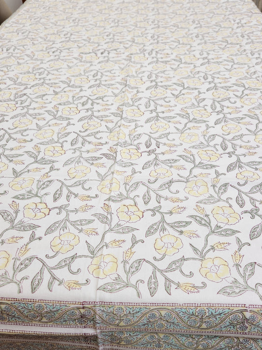 Handblock Printed Table Cover 6 SEATER