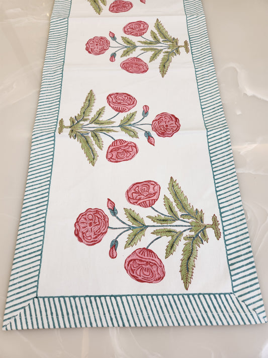 HANDBLOCK PRINTED TABLE RUNNER