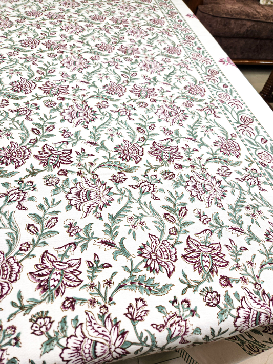 Handblock Printed Table Cover 6 SEATER