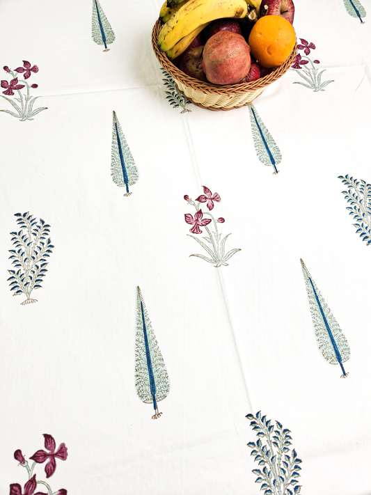 Handblock Printed Table Cover