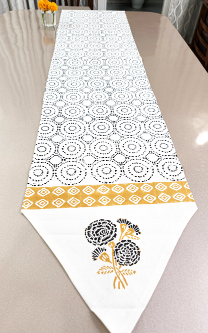 HANDBLOCK PRINTED TABLE RUNNER SIX SEATER